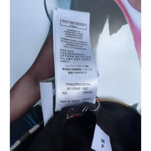 SOLD Burberry London Women's Beige Nova Check & TB Logo Baseball Cap Size M - Picture 12 of 13